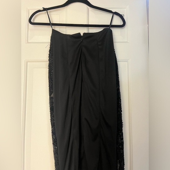 Beautiful black beaded top with matching skirt - Picture 3 of 5